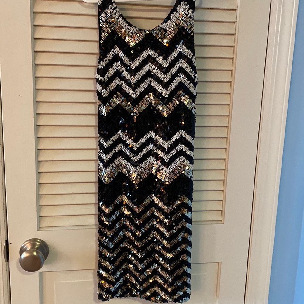 Flowers by Zoe sequins dress